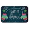 Let It Snow Mittens Printed Anti-Fatigue Floor Mat, 18x30, Made in USA - Holiday Ready